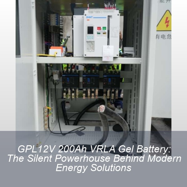 GPL12V 200Ah VRLA Gel Battery: The Silent Powerhouse Behind Modern Energy Solutions